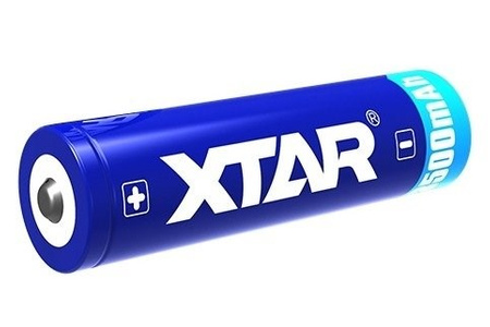 AKUMULATOR XTAR 18650 3,6V Li-ion 3500mAh Z ZABEZPIECZENIEM