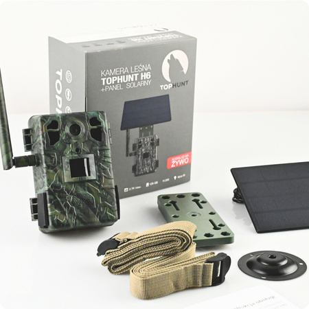 Fotopułapka GSM Kamera Leśna TOPHUNT H6 Green