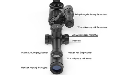 Luneta celownik noktowizyjny Pulsar Digex C50 + X-H0g 850nm 1000m!