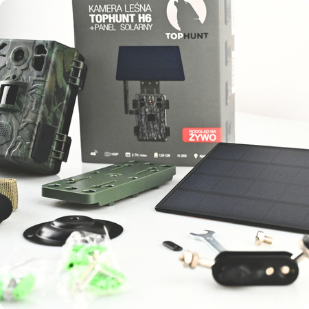 Fotopułapka GSM Kamera Leśna TOPHUNT H6 Green